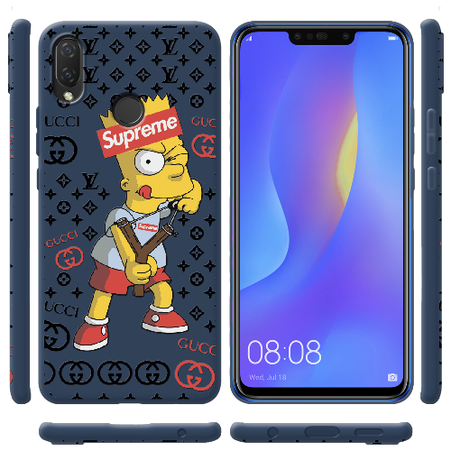 Чехол BoxFace Huawei P Smart Plus Yellow Fun