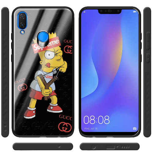 Чехол BoxFace Huawei P Smart Plus Yellow Fun