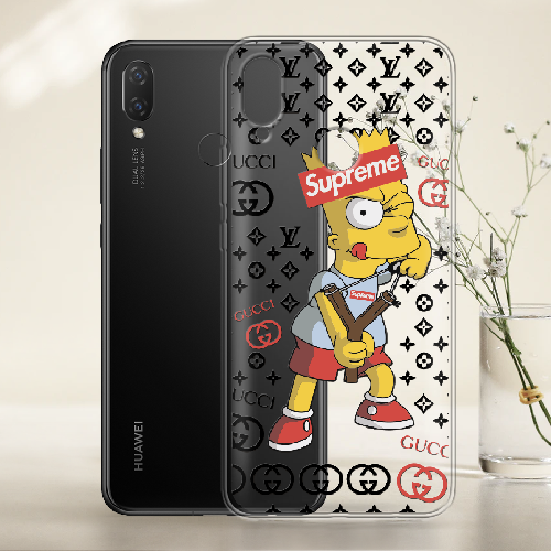 Чехол BoxFace Huawei P Smart Plus Yellow Fun