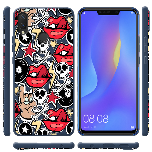 Чехол BoxFace Huawei P Smart Plus Rock Graffiti