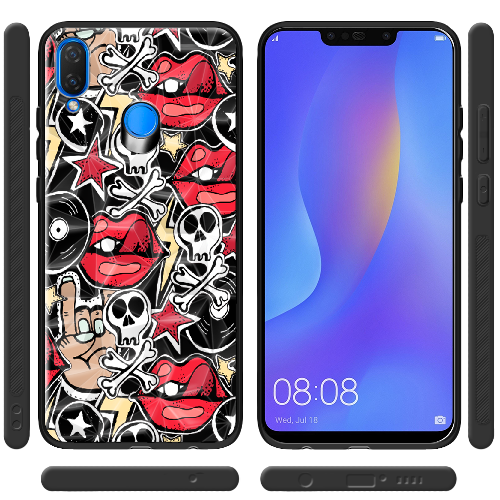 Чехол BoxFace Huawei P Smart Plus Rock Graffiti