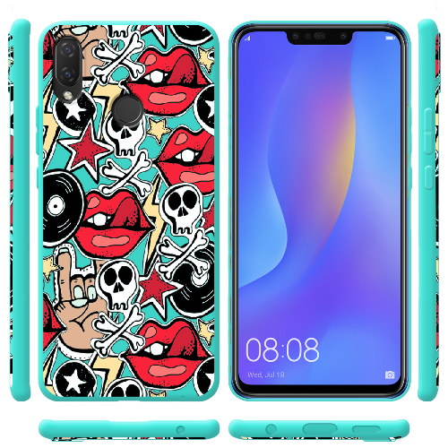 Чехол BoxFace Huawei P Smart Plus Rock Graffiti