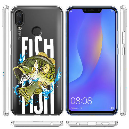 Чехол BoxFace Huawei P Smart Plus Bass fish