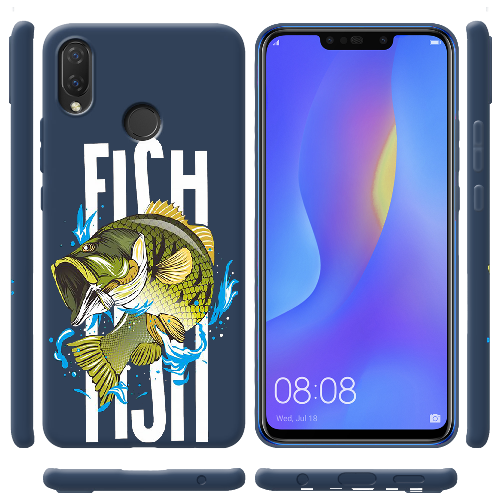 Чехол BoxFace Huawei P Smart Plus Bass fish