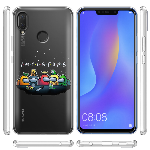 Чехол BoxFace Huawei P Smart Plus Among Us Impostors