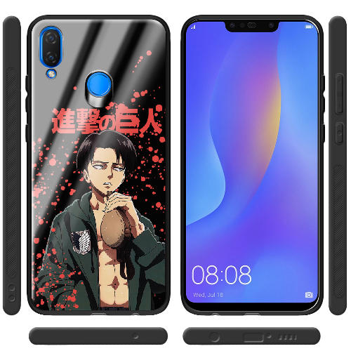 Чехол BoxFace Huawei P Smart Plus Атака Титанов Леви