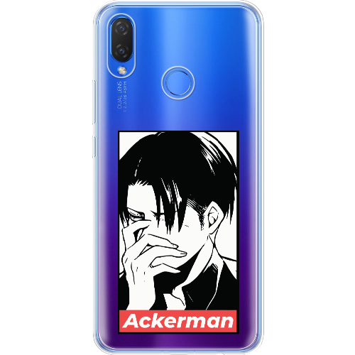 Чехол BoxFace Huawei P Smart Plus Attack On Titan - Ackerman