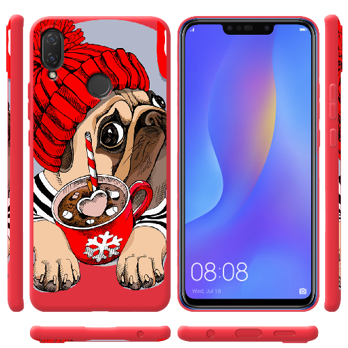 Чехол BoxFace Huawei P Smart Plus Winter Puggy