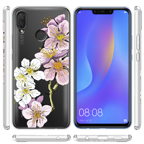 Чехол BoxFace Huawei P Smart Plus Cherry Blossom