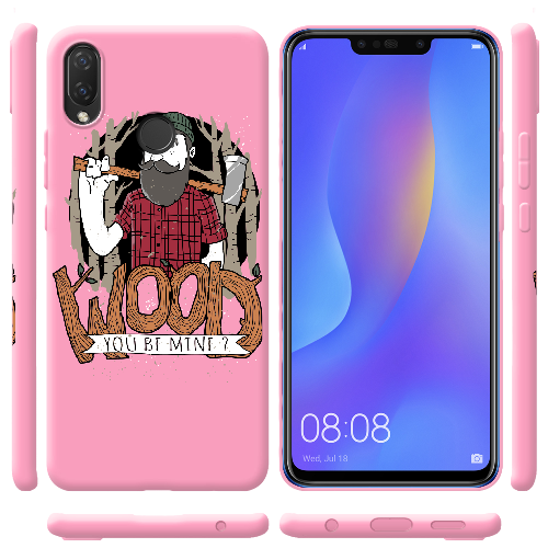 Чехол BoxFace Huawei P Smart Plus Wood you be mine