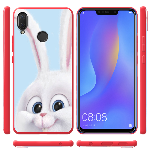 Чехол BoxFace Huawei P Smart Plus Кролик Снежок