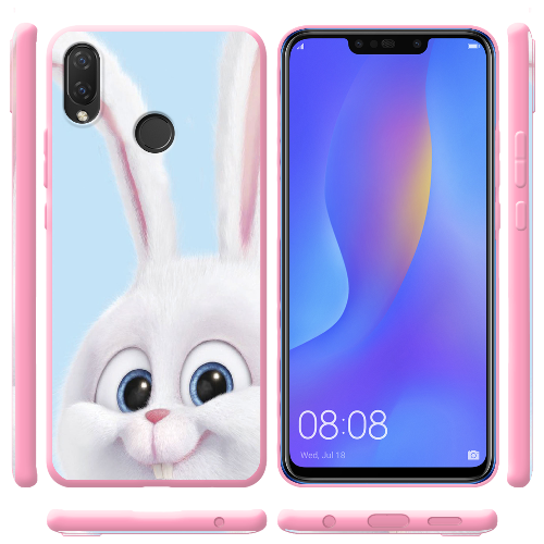 Чехол BoxFace Huawei P Smart Plus Кролик Снежок