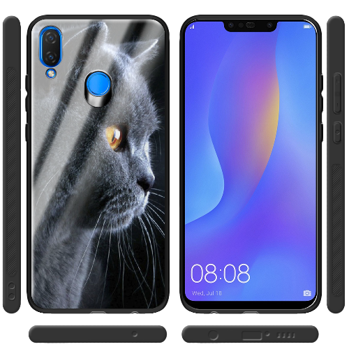 Чехол BoxFace Huawei P Smart Plus English cat