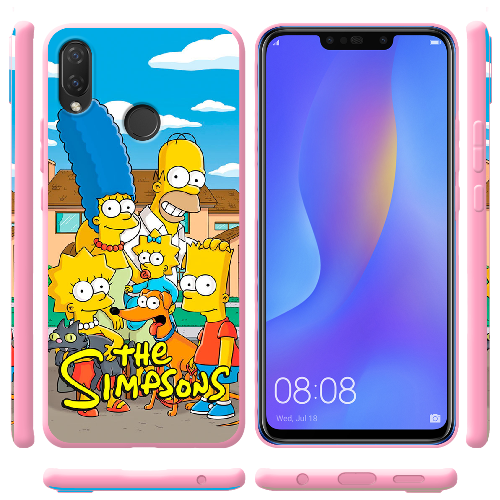 Чехол BoxFace Huawei P Smart Plus the simpsons