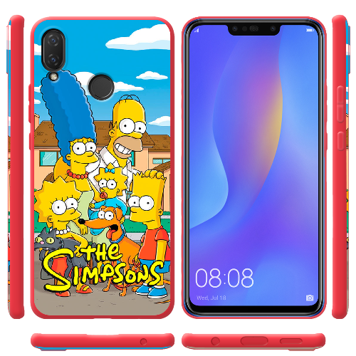 Чехол BoxFace Huawei P Smart Plus the simpsons