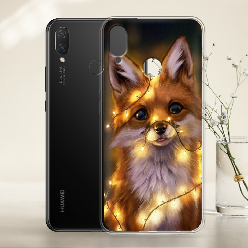 Чехол BoxFace Huawei P Smart Plus Рождественская лиса