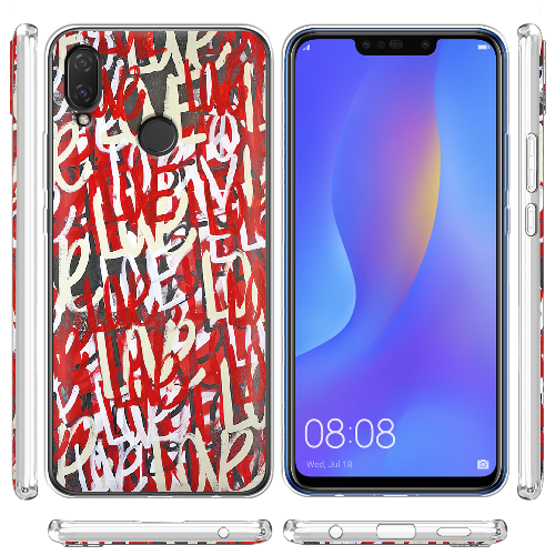 Чехол BoxFace Huawei P Smart Plus Love Graffiti