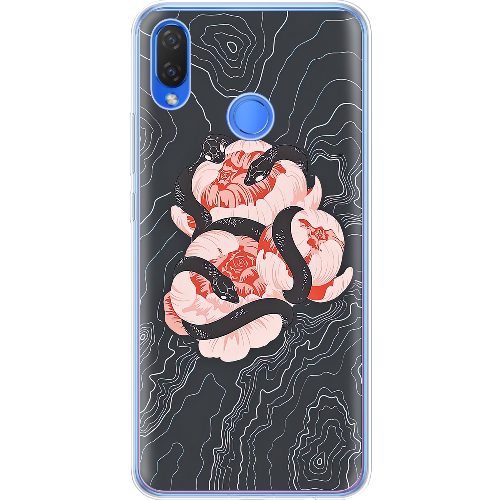 Чехол BoxFace Huawei P Smart Plus Snake Rose