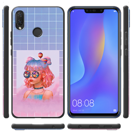 Чехол BoxFace Huawei P Smart Plus Girl in the Clouds