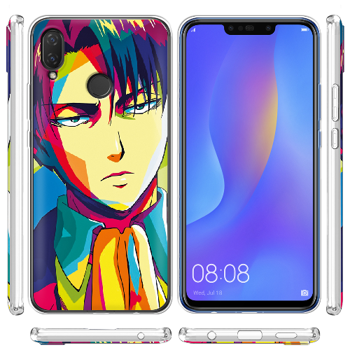 Чехол BoxFace Huawei P Smart Plus Attack on titan Levi Anime Pop