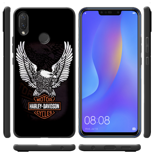 Чехол BoxFace Huawei P Smart Plus Harley Davidson and eagle