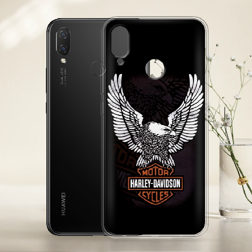 Чехол BoxFace Huawei P Smart Plus Harley Davidson and eagle