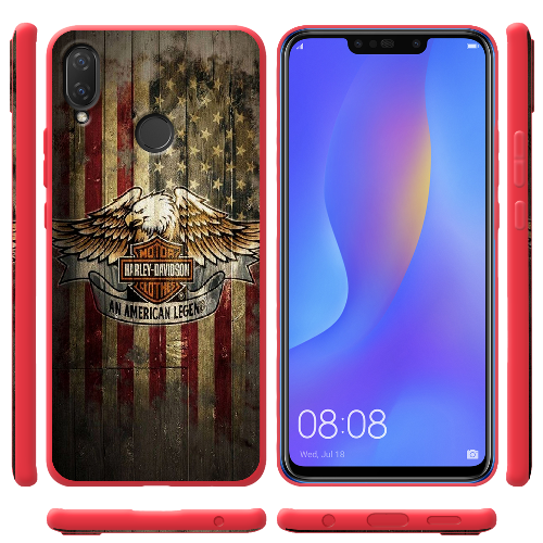 Чехол BoxFace Huawei P Smart Plus Harley Davidson An American Legend