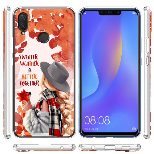 Чехол BoxFace Huawei P Smart Plus Sweater Weather