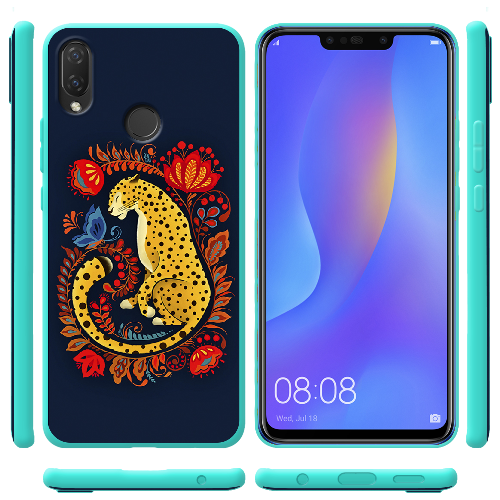 Чехол BoxFace Huawei P Smart Plus Petrykivka Leopard