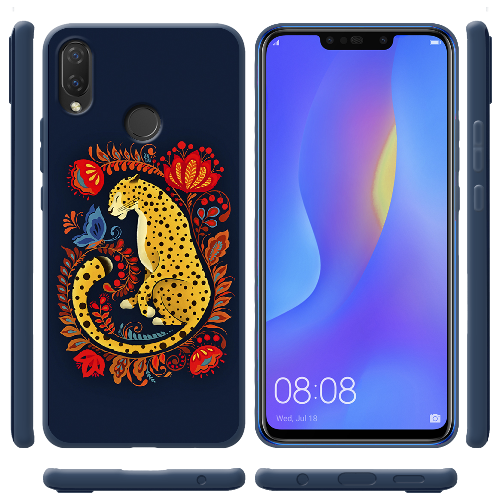 Чехол BoxFace Huawei P Smart Plus Petrykivka Leopard