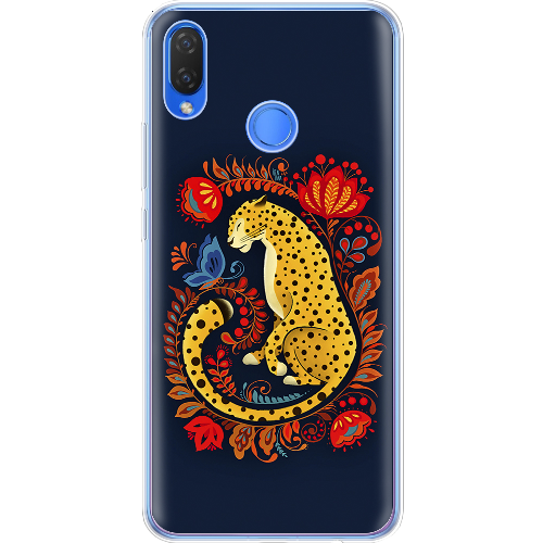 Чехол BoxFace Huawei P Smart Plus Petrykivka Leopard