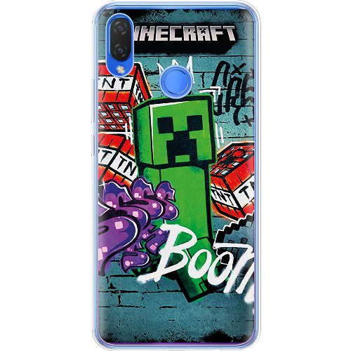 Чехол BoxFace Huawei P Smart Plus Minecraft Graffiti