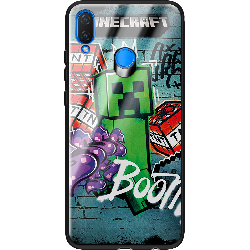 Чехол BoxFace Huawei P Smart Plus Minecraft Graffiti