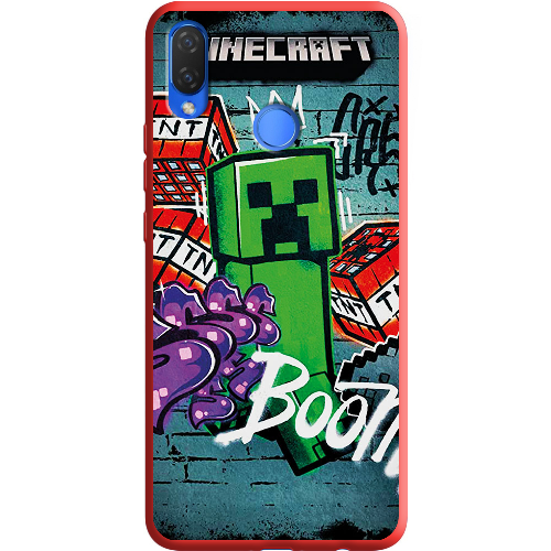 Чехол BoxFace Huawei P Smart Plus Minecraft Graffiti