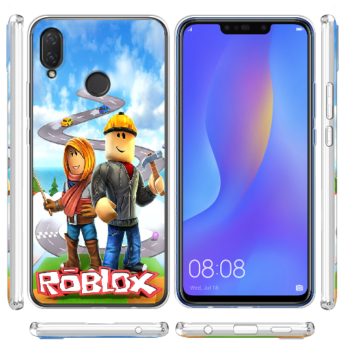 Чехол BoxFace Huawei P Smart Plus Roblox Білдерман