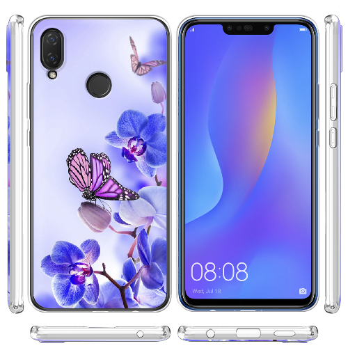 Чехол BoxFace Huawei P Smart Plus Orchids and Butterflies