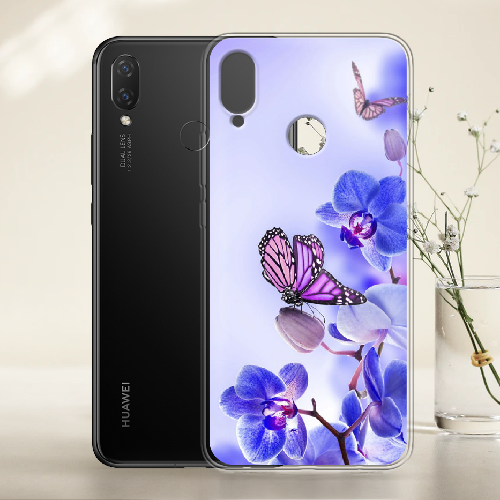 Чехол BoxFace Huawei P Smart Plus Orchids and Butterflies