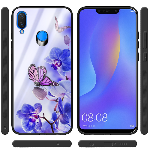 Чехол BoxFace Huawei P Smart Plus Orchids and Butterflies