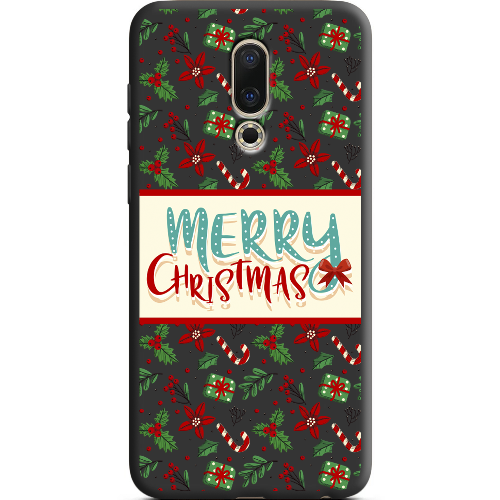 Чехол BoxFace Meizu 16 / 16X Vintage Christmas Congratulation