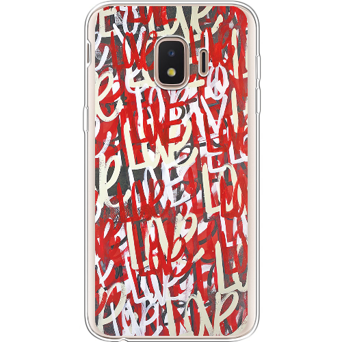 Чехол BoxFace Samsung J260 Galaxy J2 Core Love Graffiti