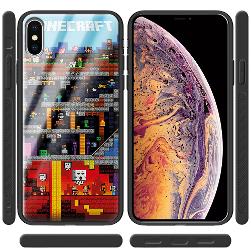 Чехол BoxFace iPhone XS Max Minecraft Lode Runner