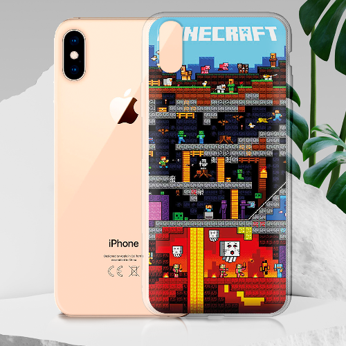 Чехол BoxFace iPhone XS Max Minecraft Lode Runner