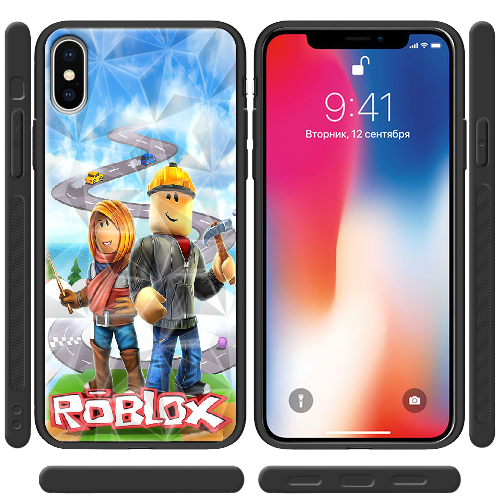 Чехол BoxFace iPhone XS Max Roblox Білдерман