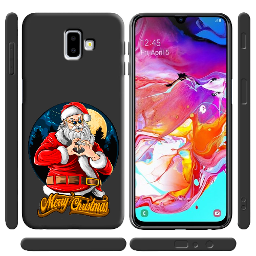 Чехол BoxFace Samsung J610 Galaxy J6 Plus 2018 Cool Santa and heart