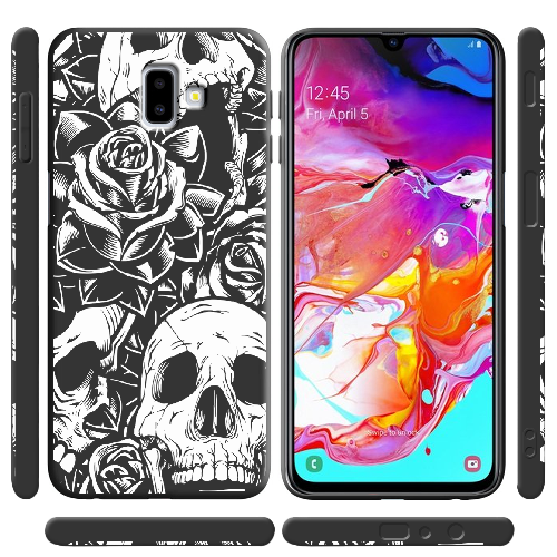 Чехол BoxFace Samsung J610 Galaxy J6 Plus 2018 Skull and Roses