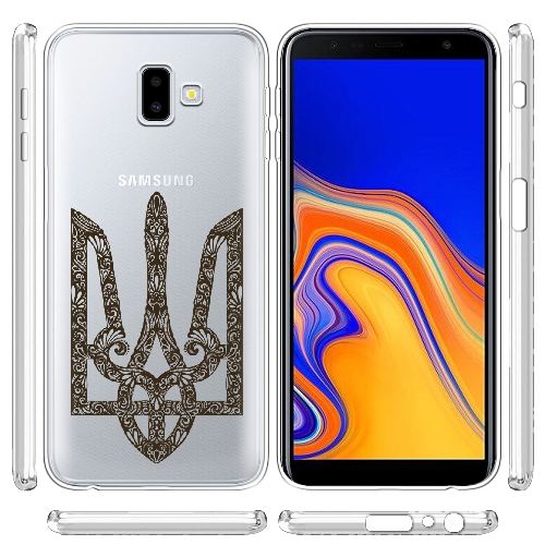 Чехол BoxFace Samsung J610 Galaxy J6 Plus 2018 Ukrainian Black Trident