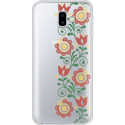 Чехол BoxFace Samsung J610 Galaxy J6 Plus 2018 Ethno Flower