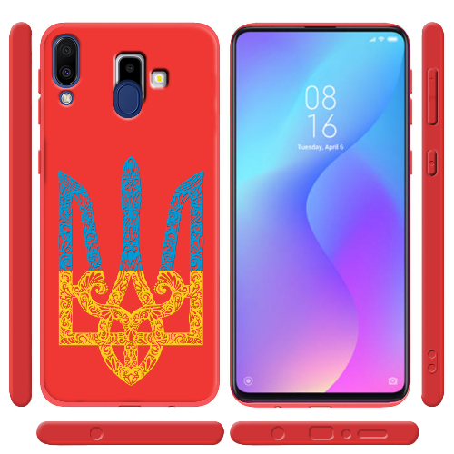 Чехол BoxFace Samsung J610 Galaxy J6 Plus 2018 Жовто-блакитний Тризуб