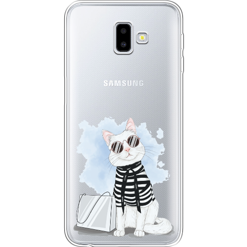 Чехол BoxFace Samsung J610 Galaxy J6 Plus 2018 Кот Модник