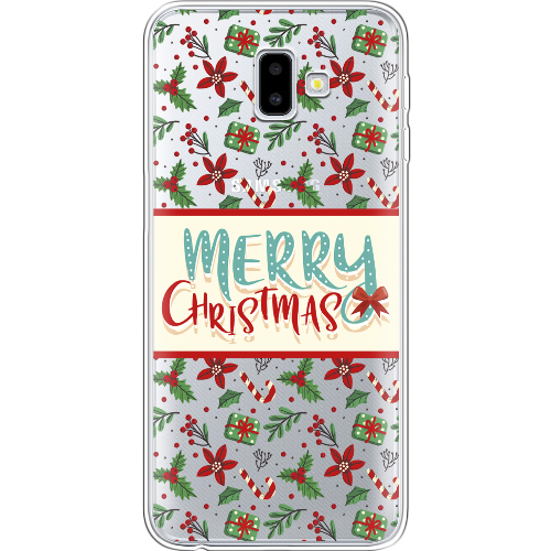 Чехол BoxFace Samsung J610 Galaxy J6 Plus 2018 Vintage Christmas Congratulation